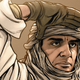 Poe-rence of Araba in action on Jakku in Poe Dameron #26.